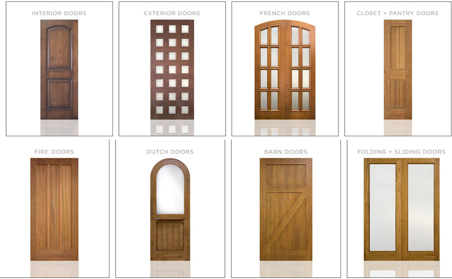 Các hình dạng cửa gỗ mdf thường gặp